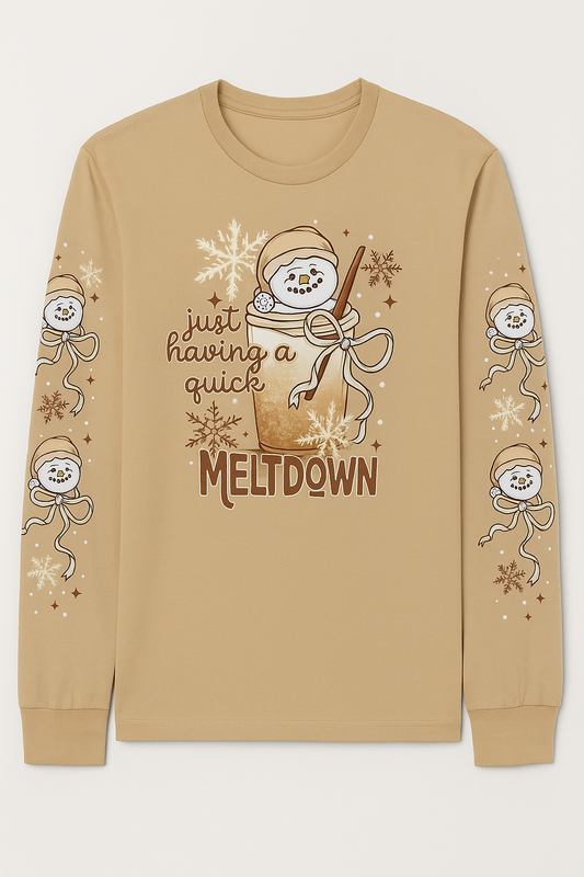 “Just Having a Quick Meltdown” Snowman Lon