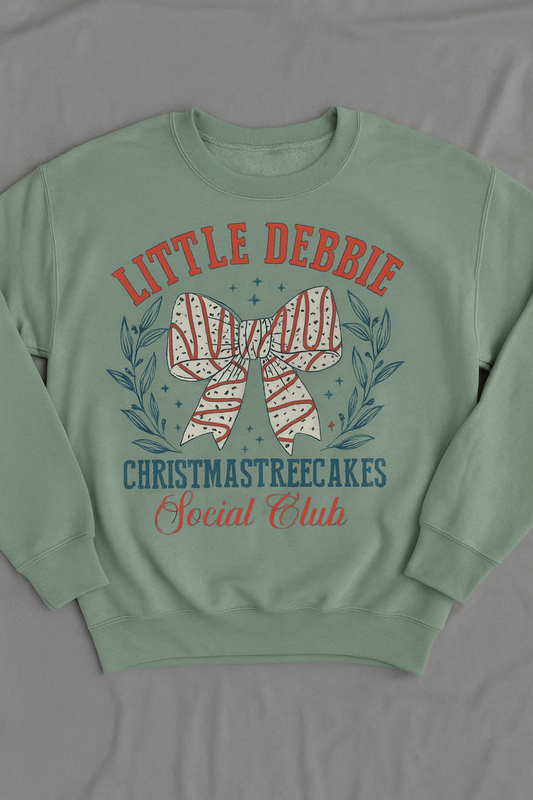 Little Debbie Christmas Tree Cakes Social Club Sweatshirt