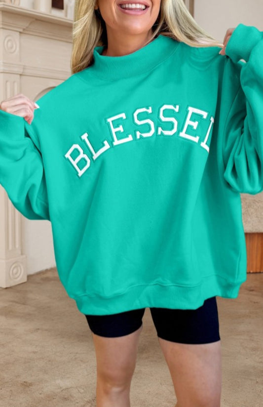 Simply Blessed Mockneck