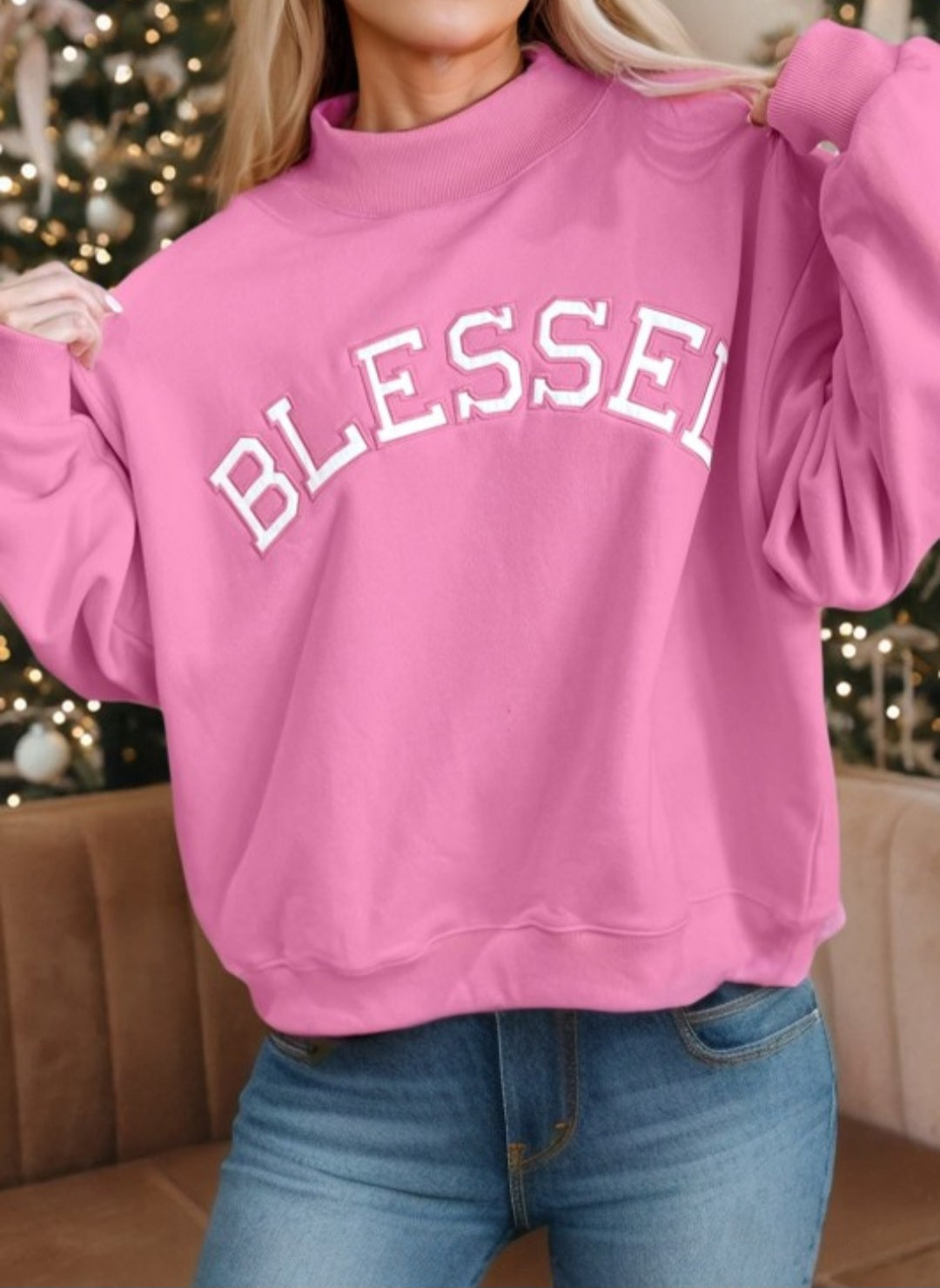 Simply Blessed Mockneck