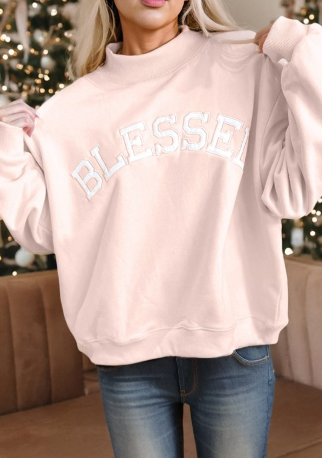 Simply Blessed Mockneck